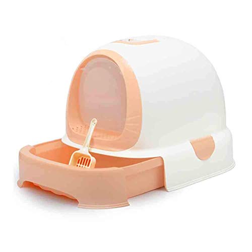 Qazxsw Indoor Cat Katzentoilette Vollständig geschlossene Katzentoilette, kleine/mittlere spritzwassergeschützte Katzensandbox, Haustierzubehör Tablett Toilettenbettwäsche-Training Qazxsw Indoor Cat Katzentoilette Vollständig geschlossene Katzentoilette, kleine/mittlere spritzwassergeschützte Katzensandbox, Haustierzubehör Tablett Toilettenbettwäsche-Training von Qazxsw