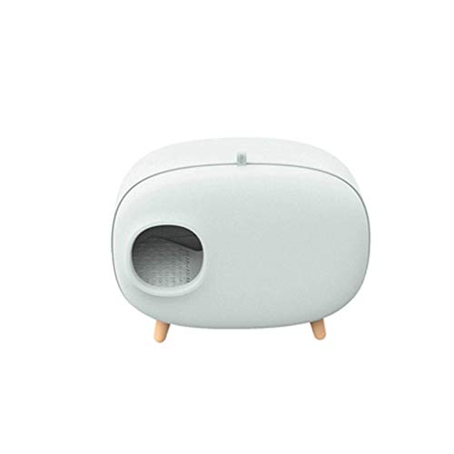 Qazxsw Kreative, vollständig geschlossene Katzentoilette Persönlichkeit Raum Katzentoilette Outdoor Home Anti-Splash-Katzentoilette von Qazxsw