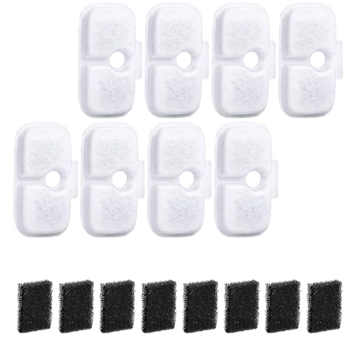 Qcbuegof 8 Packersatzfilter Für PET Brunnen Doppelfilter Mit Schwamm Trinkbrunnen Pet Water Fountain Filter Für Katzen Qcbuegof 8 Packersatzfilter Für PET Brunnen Doppelfilter Mit Schwamm Trinkbrunnen Pet Water Fountain Filter Für Katzen von Qcbuegof