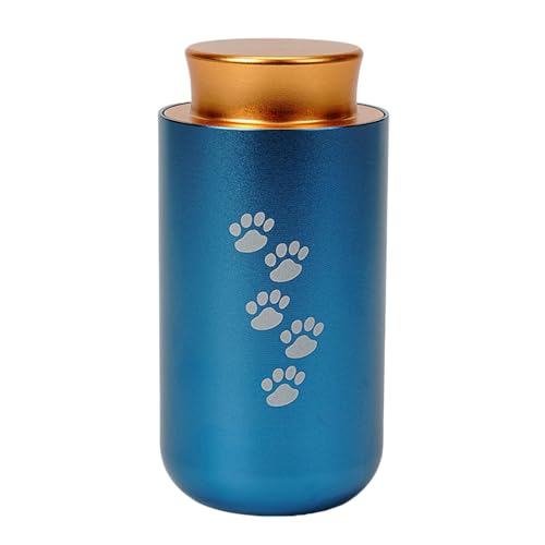 Qcbuegof Einfache Sargasche Asche Jar Gefäß Asche Sarg Für Haustier Urne Schnitzerei Denkmal Kleines Jar Urnen Behälter Edelstahl Pet Memorial Box von Qcbuegof