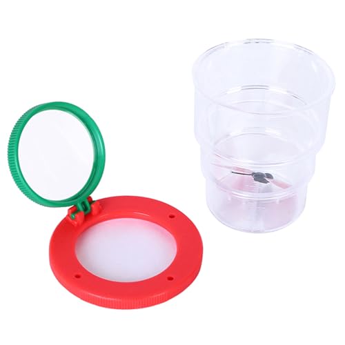 Qcbuegof Faltbare Beobachtungsbox Für Schüler Mit Lupenabdeckungen Decken Nature Exploration Catcher Container Box Kinder Naturexploration von Qcbuegof