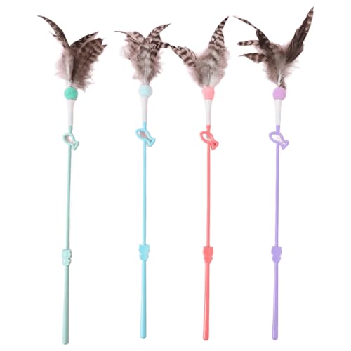 Qcbuegof Federstandspielzeug Für Katzen Necken Aktive Katzen Unterhaltungsspielzeugkatzen Angelrute Jagdstock Katzen Lieferung 4pcs Interaktion Katzen Spielzeug Spielzeug Qcbuegof Federstandspielzeug Für Katzen Necken Aktive Katzen Unterhaltungsspielzeugkatzen Angelrute Jagdstock Katzen Lieferung 4pcs Interaktion Katzen Spielzeug Spielzeug von Qcbuegof