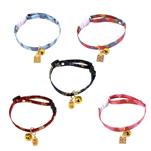 Qcbuegof Haustier Neujahrsbekleidung Stickhalter Halskette Halskette Hochzeit Kostüm Segen Kette Gesticktes Halskettenhundkragen von Qcbuegof