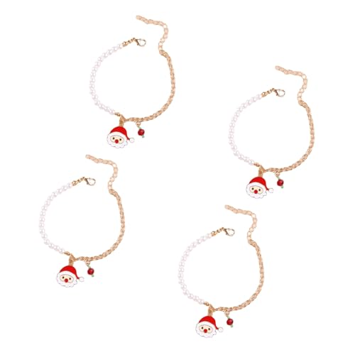 Qcbuegof Weihnachts-Halskette mit Perlen, verstellbare Länge, für Katzen und Hunde, Festival, Katzen, Halsband, Haustier-Halsschmuck, verstellbarer Haustierschmuck Qcbuegof Weihnachts-Halskette mit Perlen, verstellbare Länge, für Katzen und Hunde, Festival, Katzen, Halsband, Haustier-Halsschmuck, verstellbarer Haustierschmuck von Qcbuegof