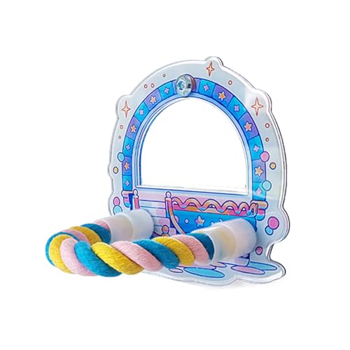 Qcbuegof Schöner Vogel Aussehender Brille Stand Spielzeug Ruhe Barch Für Kleine Bis Große Vogelkäfigzubehör Baby Barch Qcbuegof Schöner Vogel Aussehender Brille Stand Spielzeug Ruhe Barch Für Kleine Bis Große Vogelkäfigzubehör Baby Barch von Qcbuegof