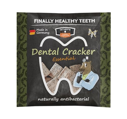 QCHEFS Zahnputz-Cracker Essential Pferd Zahnpflege ohne Bürste- gegen Zahnstein & Mundgeruch als natürliche und gesunde Leckerlis zur Zahnreinigung QCHEFS Zahnputz-Cracker Essential Pferd Zahnpflege ohne Bürste- gegen Zahnstein & Mundgeruch als natürliche und gesunde Leckerlis zur Zahnreinigung von Qchefs