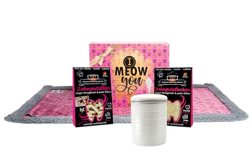 Qchefs Glückskiste Katze Kuscheltuch- Zahnputzflips als Zahnpflege Leckerli- hypoallergen- kalorienarm- Geschenkset mit Schnuffeltuch & Edelstahldose- nachhaltiges Katzengeschenk Qchefs Glückskiste Katze Kuscheltuch- Zahnputzflips als Zahnpflege Leckerli- hypoallergen- kalorienarm- Geschenkset mit Schnuffeltuch & Edelstahldose- nachhaltiges Katzengeschenk von Qchefs