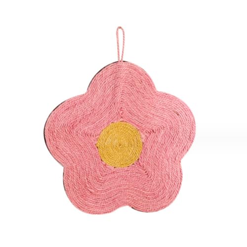 Kratzmatte Katzen Kratzteppich Sisal Kratzspielzeug Abriebfest Kratzbrett Rutschfeste Sisalmatte Rund Katzenkratzbrett Kratzschutz Sofa Natürlicher Sisalteppich Wandkratzbrett Zubehör Krallenpflege von Qchomee
