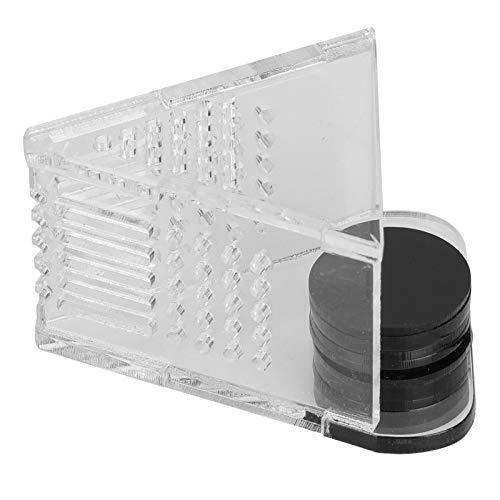 Acrylmagneter Kleiner Fischfuttermittel, Transparente V -Form -Garnelen Feeder mit Pinzetten für Fischtanksernährung, Einfache Installation und Fütterung, Zufriedenheit, Bequem von Qcwwy