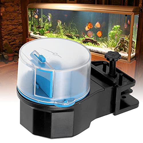 Automatischer Fischfutterspender für Aquarium, automatischer Futterspender mit Timer für kleine Tanks, automatischer elektrischer Futterspender Automatischer Fischfutterspender für Aquarium, automatischer Futterspender mit Timer für kleine Tanks, automatischer elektrischer Futterspender von Qcwwy
