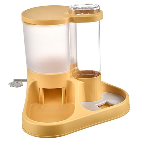 Automatischer Wasserspender für Futternapf und Trinknapf, große Kapazität, transparentes Design, spart Zeit und Mühe, multifunktional, geeignet für Hunde aller Größen von Qcwwy