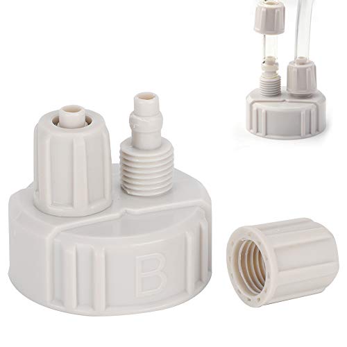 CO2-DIY-Reaktor-Flaschenverschluss, CO2-Generator-Flaschenkapsel, Flaschenverschluss-Kit mit Silikonringen, Auslaufsicher, CO2-Generator-Werkzeug-Teilesatz, CO2-Generator-Zubehör CO2-DIY-Reaktor-Flaschenverschluss, CO2-Generator-Flaschenkapsel, Flaschenverschluss-Kit mit Silikonringen, Auslaufsicher, CO2-Generator-Werkzeug-Teilesatz, CO2-Generator-Zubehör von Qcwwy