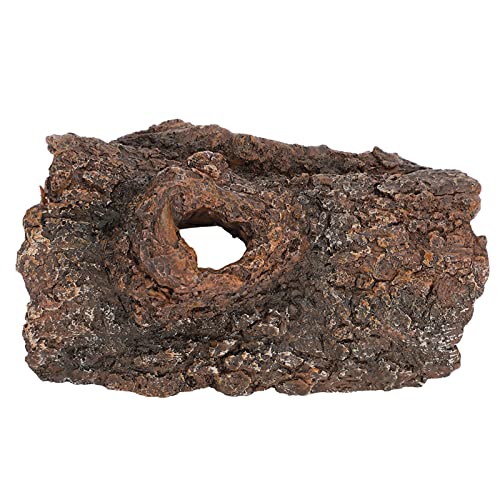 Eidechsenversteck, Reptilien-Simulation, Baumhöhlenversteck, wasserdicht, Reptilienhöhle, Landschaftsdekoration, Versteck, leichte Reptilienbox für von Qcwwy