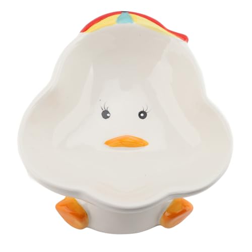 Futternapf aus Keramik mit niedlichem Cartoon-Tier, spitzsicher, Futternapf für Haustiere, Design Futternapf aus Keramik mit niedlichem Cartoon-Tier, spitzsicher, Futternapf für Haustiere, Design von Qcwwy