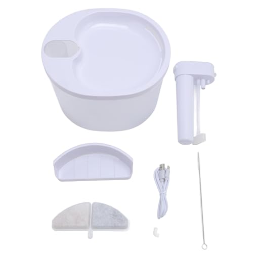 Haustierwasserbrunnen, Intelligentes Zirkulationssystem Katzenwasserbrunnen Schnurloser Wiederaufladbarer Technologie Katzenwasserspender Silent Performance Smart Pet Water von Qcwwy