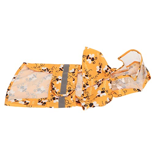 Qcwwy Hunde-Reiseartikel, Kapuzen-Poncho, Regenjacke, Bienenmuster, Wasserdicht, Reflektierend, Welpen-Regenmantel für Kleine, Mittelgroße und Große Hunde, Hunde-Regenmantel mit Qcwwy Hunde-Reiseartikel, Kapuzen-Poncho, Regenjacke, Bienenmuster, Wasserdicht, Reflektierend, Welpen-Regenmantel für Kleine, Mittelgroße und Große Hunde, Hunde-Regenmantel mit von Qcwwy
