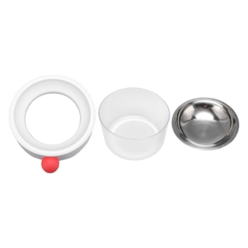 Hundenapf, Doppelschichtiges Design, Haustiernapf, auslaufsicher, Hundefutter, Wassernapf, sicher zu verwenden, Edelstahl, Welpenfutter, Heimgebrauch, Haustier-Futternapf für Hunde und Katzen von Qcwwy