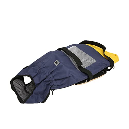 Hundeschleppsack, Oxford-Stoff, Hund, Katze, Hinterbeine, Rollstuhl, Indoor-Hunderollstuhl, Alternative, Behinderter Hund, Katze, Scooter, GeläHmter Haustierschleppsack auf Rollen (L (geeignet für von Qcwwy