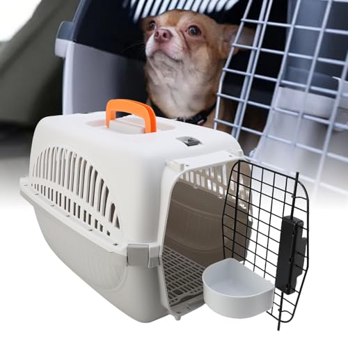 Katzen Haustier Travel Carrier, Haustierträger Tragbarer Hundeträger Leicht zu Montieren Ausreichend Raum Ausgezeichnete Belüftungshundträger Maßnahmen für die Reise Im Freien Katzen Haustier Travel Carrier, Haustierträger Tragbarer Hundeträger Leicht zu Montieren Ausreichend Raum Ausgezeichnete Belüftungshundträger Maßnahmen für die Reise Im Freien von Qcwwy