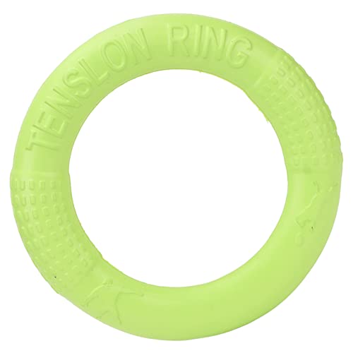 Pet Pull Ring, Dog Flying Ring Toy Eva-Übungsspringen für den Außenbereich für Welpen (Grün) von Qcwwy