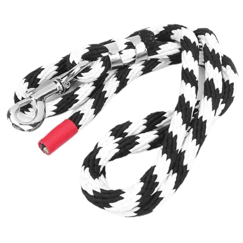 Qcwwy Pferdeleine, Starkes Geflochtenes Führleine, rutschfest, Karabinerhaken, Seilleine, Hundetrainingsleine, kein Ziehen, Trainingsleine für Pferde, Große Hunde (2 Meter lang) von Qcwwy