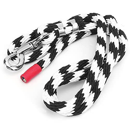 Qcwwy Pferdeleine, Starkes Geflochtenes Führleine, rutschfest, Karabinerhaken, Seilleine, Hundetrainingsleine, kein Ziehen, Trainingsleine für Pferde, Große Hunde (3,5 Meter lang) von Qcwwy