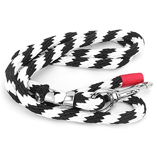 Qcwwy Pferdeleine, Starkes Geflochtenes Führleine, rutschfest, Karabinerhaken, Seilleine, Hundetrainingsleine, kein Ziehen, Trainingsleine für Pferde, Große Hunde (4 Meter lang) von Qcwwy