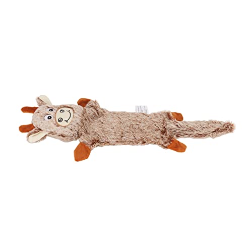 Plüsch Hund Spielzeug mit Quietschenden Design, Langlebig, Spiel, Weiches Material (Kuh) von Qcwwy