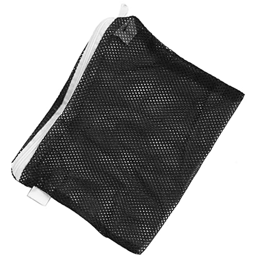 Qcwwy 10 Stück Nylon-Mesh-Aquariumbeutel für Aquarien, Kanisterfilter, Power-Filter, Nass- und Trockenfilter und Teichfilter (15 * 20 Schwarze Netztasche) von Qcwwy