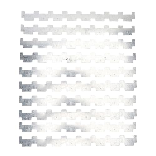 Qcwwy 10pcs Professionelle Bienenstock -Rahmen -Abstandshalter, Edelstahl -Nistrahmenkartenstreifen Antislip Burr Comb Prevention Tool Bienenzucht Vorhandensein für Bienenboxen 37x3cm Qcwwy 10pcs Professionelle Bienenstock -Rahmen -Abstandshalter, Edelstahl -Nistrahmenkartenstreifen Antislip Burr Comb Prevention Tool Bienenzucht Vorhandensein für Bienenboxen 37x3cm von Qcwwy