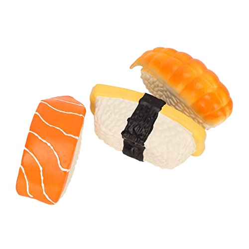 Qcwwy 3-teiliges Sushi-Hundespielzeug, Weicher, Strapazierfähiger Stoff, Stopfend, Quietschendes Hundespielzeug für Kleine, Mittelgroße Hunde, Niedliches Plüsch-Kau- und Spielspielzeug Qcwwy 3-teiliges Sushi-Hundespielzeug, Weicher, Strapazierfähiger Stoff, Stopfend, Quietschendes Hundespielzeug für Kleine, Mittelgroße Hunde, Niedliches Plüsch-Kau- und Spielspielzeug von Qcwwy