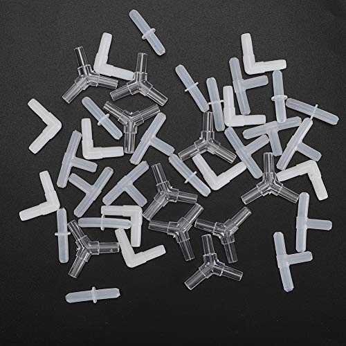 Qcwwy 40 Stück Luftpumpen-Schlauchadapter, Kunststoff, 4 Arten, Aquarium-Luft-Wasser-Rohr-Adapter, Aquarium-Armaturen, Gelenkverbinder, Luftventil-Schlauchverbinder für Teich-Luftleitung Qcwwy 40 Stück Luftpumpen-Schlauchadapter, Kunststoff, 4 Arten, Aquarium-Luft-Wasser-Rohr-Adapter, Aquarium-Armaturen, Gelenkverbinder, Luftventil-Schlauchverbinder für Teich-Luftleitung von Qcwwy