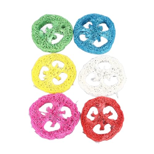 Qcwwy 6er-Pack Hunde-Kauspielzeug, Haustierkäfig-Beißspielzeug, Tragbares Kleintier-Zähneknirschen, Kauspielzeug, Niedliches Vogelkäfig-Zubehör, Kauspielzeug, Beißspielzeug für Kleine Qcwwy 6er-Pack Hunde-Kauspielzeug, Haustierkäfig-Beißspielzeug, Tragbares Kleintier-Zähneknirschen, Kauspielzeug, Niedliches Vogelkäfig-Zubehör, Kauspielzeug, Beißspielzeug für Kleine von Qcwwy