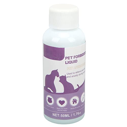 Qcwwy Anti-Angst-Spray für Haustiere, 50 Ml Anti-Angst-Spray für Katzen, Verbessert die Brunst-Aufregung, Beruhigendes Spray, Hunde-Entspannungsmittel, Heimtierbedarf für Katzen und Hunde von Qcwwy