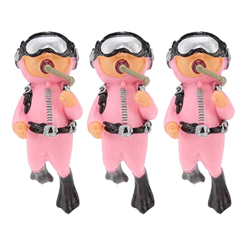 Qcwwy Aquarium-Dekorationen, 3er-Pack Creative Undersea Diver Aquarium Ornament Air Bubbler Belüften mit Schwimmerkugeln und Schnur für Aquarien Aquarium Qcwwy Aquarium-Dekorationen, 3er-Pack Creative Undersea Diver Aquarium Ornament Air Bubbler Belüften mit Schwimmerkugeln und Schnur für Aquarien Aquarium von Qcwwy