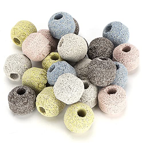 Qcwwy Aquarium-Filterbälle, 500 G Nettogewicht, Aquarium-Filterbälle, Keramik-Bio-Bälle für die Aquarium-Filtration ohne Schlackenabfall von Qcwwy