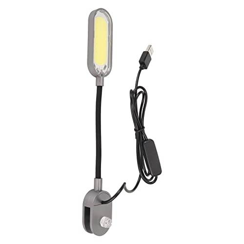 Qcwwy Aquarium-Lichter, Wassergras-Licht, 360-Grad-Drehung, Aquarium-Licht, LED-Aquarium-Licht, Aquarien, Dekoration, Süßwasser-Pflanzenlicht, LED-Aquarium-Licht, Zum Anklemmen, von Qcwwy