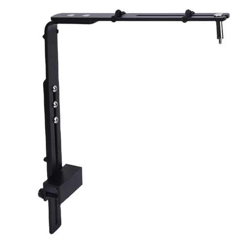Qcwwy Aquarium Lichtständer, Aquarium Lichthalterung Aluminiumlegierung Fischtank Leuchte Hängehalterung Aquarium Beleuchtungsfixer für Frischwasserbepflanzte Panzer (Black) von Qcwwy