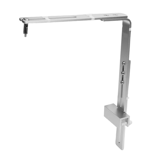Qcwwy Aquarium Lichtständer, Aquarium Lichthalterung Aluminiumlegierung Fischtank Leuchte Hängehalterung Aquarium Beleuchtungsfixer für Frischwasserbepflanzte Panzer (Silver) von Qcwwy