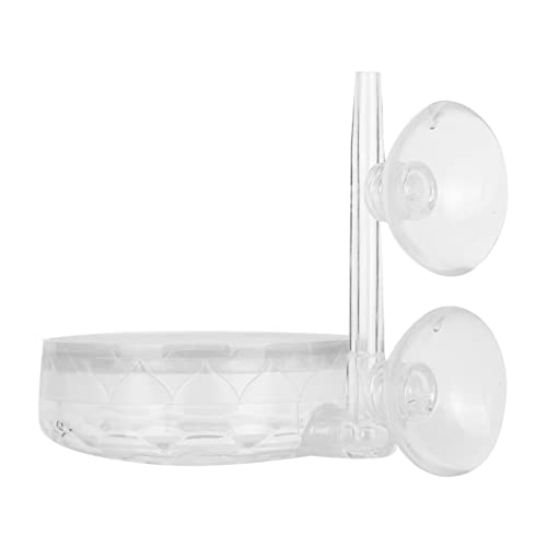 Qcwwy Aquarium-Luftstein-Bubbler-Belüftungspumpe mit Kristallklaren Acrylhalterungen, Verfeinert Wasser mit Nano-Keramik-Chips, Sauerstoffanreicherungsrohr für Bessere Leistung von Qcwwy