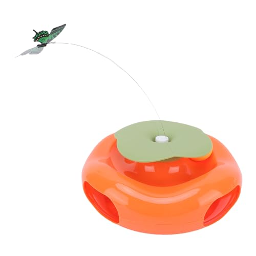 Qcwwy Automatische Interaktive Katzenspielzeug für Innenkatzen, Poping Feather Toy Automatic Kitten Toys Mental Stimulation für Innenkatzen, USB Wiederaufladbare Kitty Toys von Qcwwy