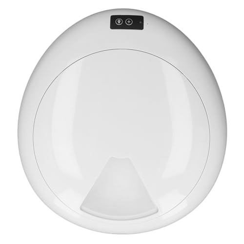 Qcwwy Automatische Katzenfutterautomaten Nassfutter, Kabelfreier Nassfutter -Spender Großer Kapazität 6 Mahlzeit Zeitgesteuerte Nassfutterspender mit App Control Kleine Haustier Feeder (White) von Qcwwy