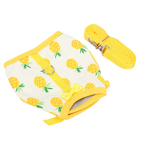 Qcwwy Board of Cat Cotto ET Set Glene Cometto Megio Mesh für Mini Immotchhe Mini -Haustier für Chihuahua, Tägliche Aktivitäten (gelbe Ananas) von Qcwwy