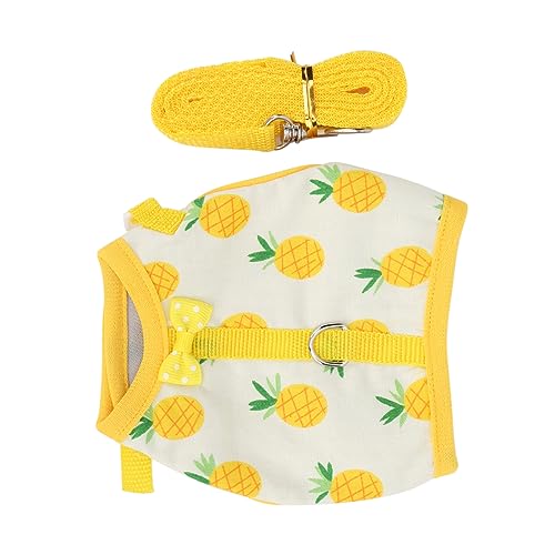 Qcwwy Board of Cat Cotto ET Set Glene Cometto Megio Mesh für Mini Immotchhe Mini -Haustier für Chihuahua, Tägliche Aktivitäten (gelbe Ananas) von Qcwwy