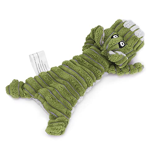 Qcwwy Design des Hundespielzeugs, lauter und klarer Klang, leichtes Material, Reinigung von Hundezähnen, Beißtraining, Pettoy, süßes Tier (grün) von Qcwwy