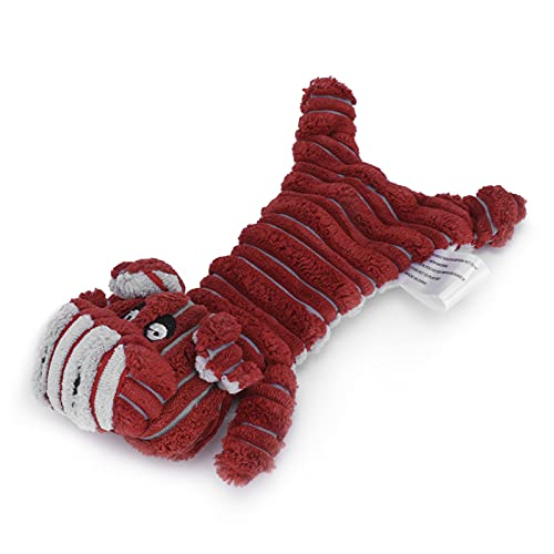 Qcwwy Design des Hundespielzeugs, lauter und klarer Klang, leichtes Material, Reinigung von Hundezähnen, Beißtraining, Pettoy, süßes Tier (rot) von Qcwwy