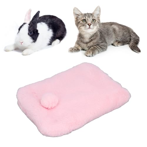 Qcwwy Großes Hundebett, Deluxe-Plüsch, rutschfest, weich, hautfreundlich, warm, große Sicherheitsmatte für Katzen, zum Schlafen, Entspannen, Spielen (L) von Qcwwy