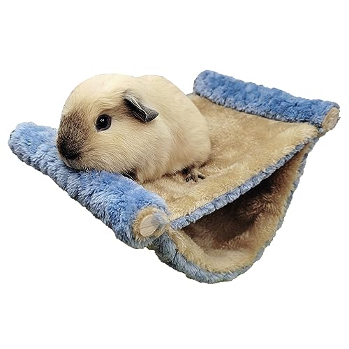 Qcwwy Hängende Hängematte für Haustiere, Kleine Tiere, Hamster-Hängematte, Haus, Maus, Ratte, Hängende Schaukel, Warmes Bett, Haustierkäfig, Hängende Etagenbett-Hängematte für Kleine von Qcwwy