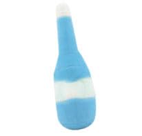 Qcwwy Haustier-Trainingsspielzeug, Cartoon-Flasche, Hunde-Training, Plüschspielzeug, Langlebiges Haustier-Hunde-Kauspielzeug, Lindert Langeweile, Welpen-Zahnen-Kauspielzeug (Himmelblau) von Qcwwy