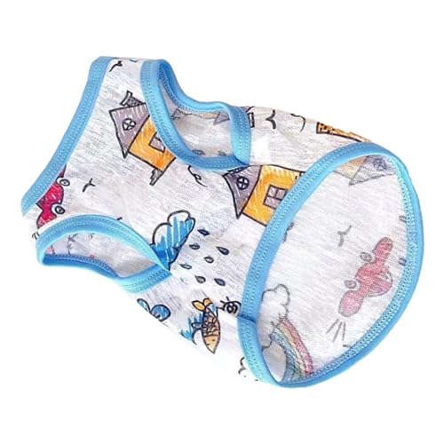 Qcwwy Haustier in Einer Atmungsaktiven Maschenkleidung Kleiner Hund Im Hellen Polyester Leicht für Teddy und Yorkie Geeignet zu Halten (Maschenweste L) von Qcwwy